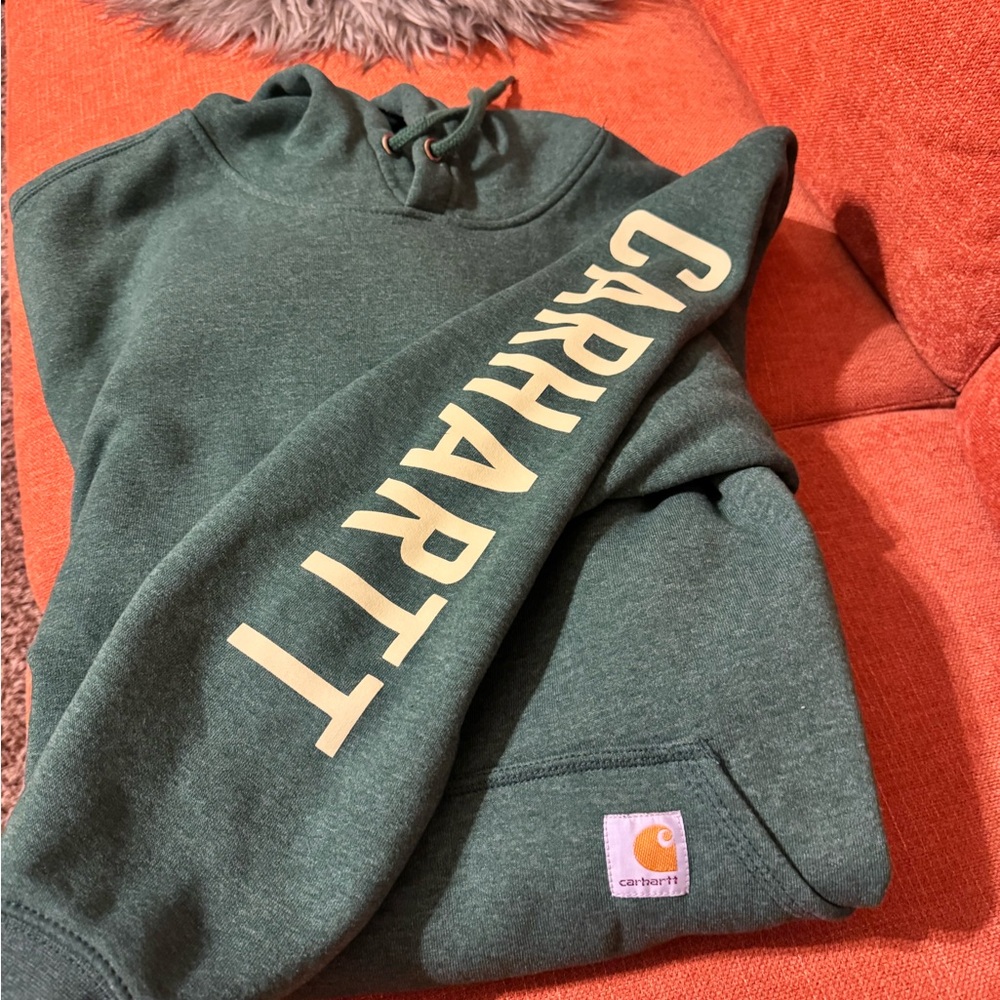 Carhartt Men's Forest Green Hoodie